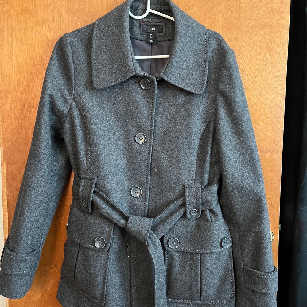 Gray wool jacket H&H
